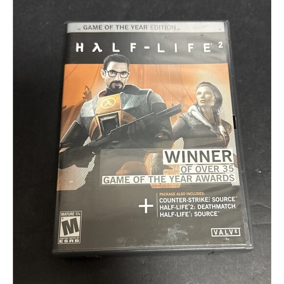 Half-Life 2 Game of the Year Edition 5 Disc PC 2005 Counterstrike Deathmatch - Picture 1 of 4